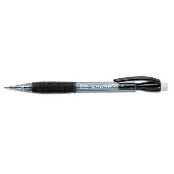 Pentel® Champ Mechanical Pencil, 0.5 Mm, Hb (#2.5), Black Lead, Translucent Black Barrel, 24-pack freeshipping - TVN Wholesale
